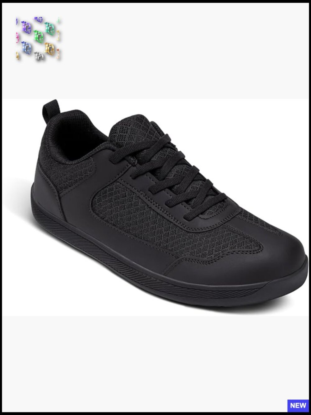 Men's Barefoot Trail Running Sneakers Zero Drop Wide Toe Box Walking Shoes